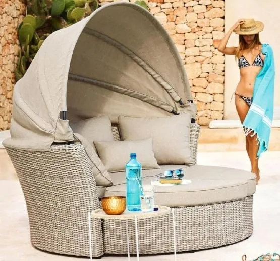 Диван-Трансформер AFINA плетеный из иск. ротанга AFM-325 Beige купить в Сибае