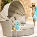 Диван-Трансформер AFINA плетеный из иск. ротанга AFM-325 Beige купить в Сибае
