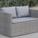 Диван-Трансформер AFINA плетеный из иск. ротанга S330G-W78 Grey купить в Сибае