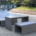 Диван-Трансформер AFINA плетеный из иск. ротанга S330G-W78 Grey купить в Сибае