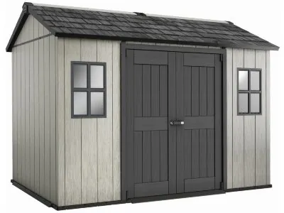 Хозблок пластиковый Oakland 11*7.5"SD (по полу внутри 8,0 кв.м.) Можно красить