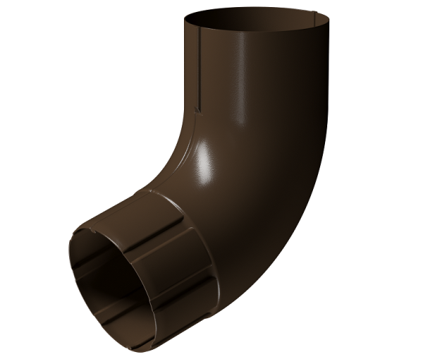 Колено 72° D90 Döcke STAL PREMIUM Каштан, (RAL 8017) купить в Сибае