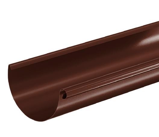 Водосток Aquasistem, система 150/100 - Водосточный желоб 3.00м RAL 8017 Коричневый купить в Сибае
