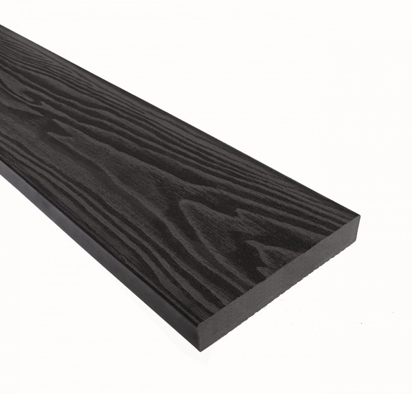 Террасная доска из ДПК Terrapol Смарт 3D Полнотелая без паза Черное дерево купить в Сибае