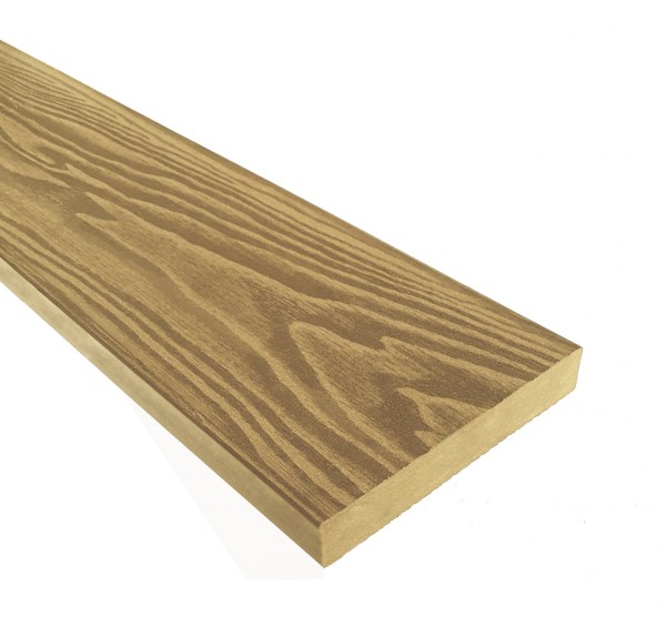 Террасная доска из ДПК Terrapol Смарт 3D Полнотелая без паза Дуб Севилья купить в Сибае