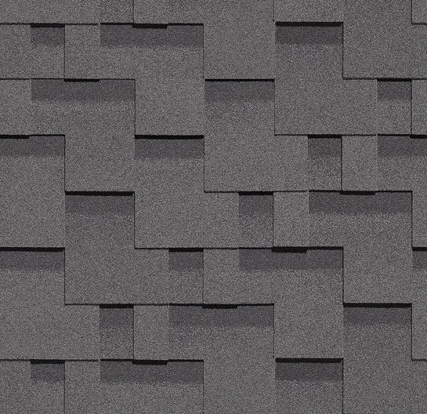 Гибкая черепица Docke, коллекция Тетрис – Серый купить в Сибае