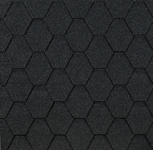 Гибкая черепица EURASIA Docke, Коллекция ШЕСТИГРАННИК Серый купить в Сибае