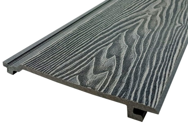 Сайдинг Darvolex 185x19x3000мм, 3D тиснение Серый купить в Сибае