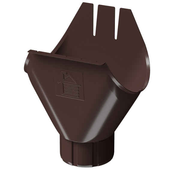 Воронка желоба D125 Döcke STAL PREMIUM Шоколад, (RAL 8019) купить в Сибае