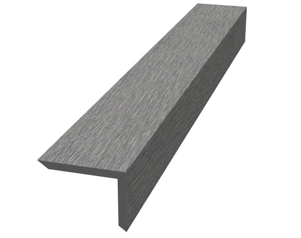 Уголок ДПК для террасной доски NauticPrime, 60x40x2900мм Тёмно-серый купить в Сибае