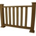 Ограждения из ДПК WOODVEX Кофе купить в Сибае