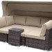 Диван-Трансформер AFINA плетеный из иск. ротанга AFM-320B Brown купить в Сибае