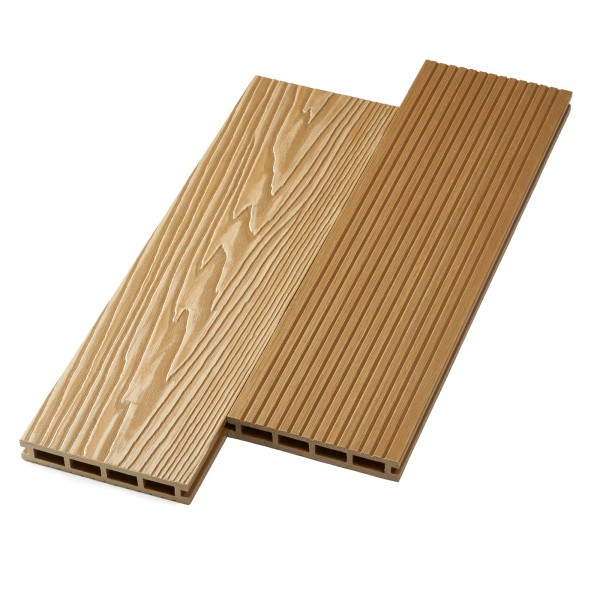 Террасная доска ДПК NanoWood двусторонняя New 3D тиснение + вельвет Орех купить в Сибае