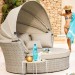 Диван-Трансформер AFINA плетеный из иск. ротанга AFM-325 Beige купить в Сибае