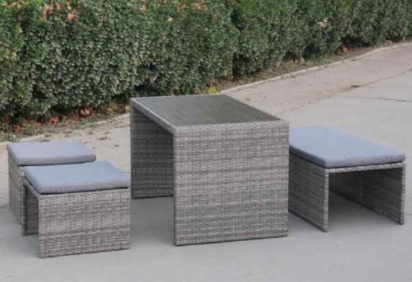 Диван-Трансформер AFINA плетеный из иск. ротанга S330G-W78 Grey купить в Сибае