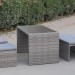 Диван-Трансформер AFINA плетеный из иск. ротанга S330G-W78 Grey купить в Сибае