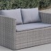 Диван-Трансформер AFINA плетеный из иск. ротанга S330G-W78 Grey купить в Сибае