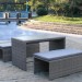 Диван-Трансформер AFINA плетеный из иск. ротанга S330G-W78 Grey купить в Сибае