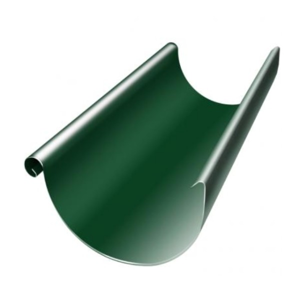 Водосток Grand Line 125x90 – Желоб 3м RAL 6005 купить в Сибае