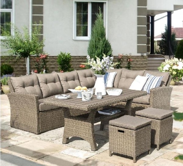 Комплект мебели AFINA плетеной из иск. ротанга AFM-307B Beige купить в Сибае