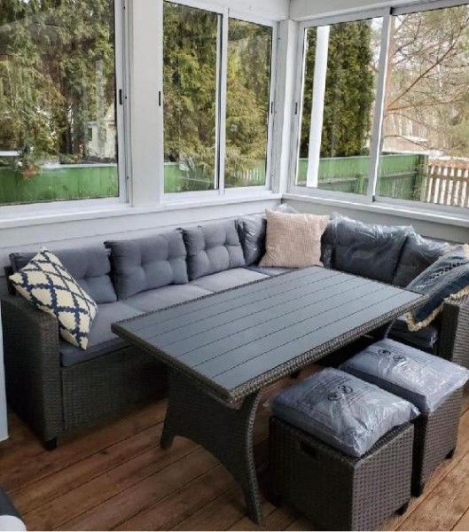 Комплект мебели AFINA плетеной из иск. ротанга AFM-307G-Grey купить в Сибае