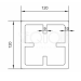 Столб SEQUOIA Evolution 3D WOOD GRAY купить в Сибае