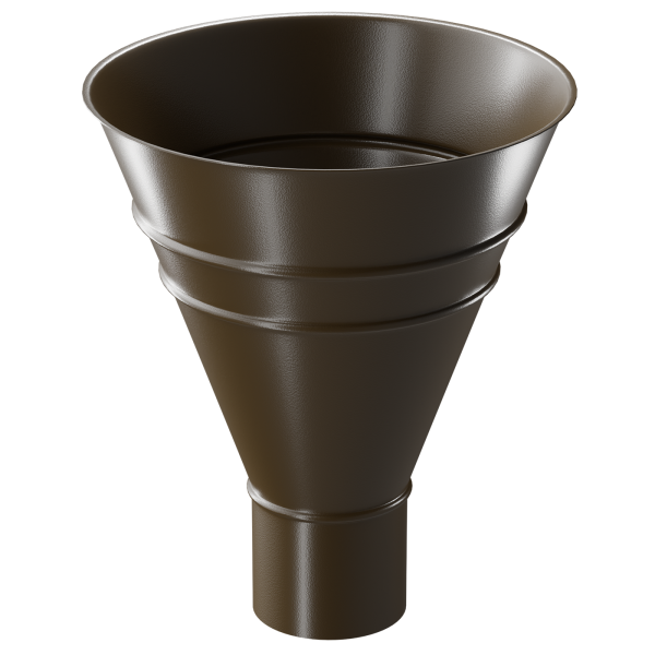 Воронка водосборная Döcke STAL PREMIUM, Каштан купить в Сибае