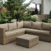 Комплект мебели AFINA плетеной из иск. ротанга YR825B Beige купить в Сибае