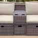 Комплект мебели AFINA плетеной из иск. ротанга AFM-330B Brown купить в Сибае