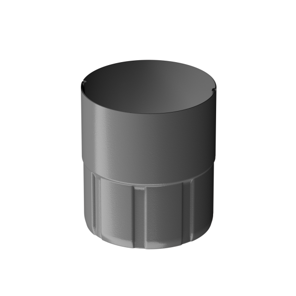 Муфта соединительная для водостока Döcke STAL PREMIUM, Графит купить в Сибае