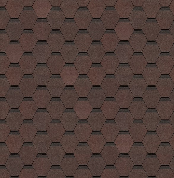 Гибкая черепица Docke, коллекция Шеффилд – Зрелый каштан купить в Сибае