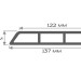 Доска Ромбус 3D ДПК Outdoor STORM GREY серая микс купить в Сибае