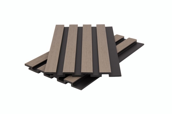 Стеновая панель брусковая двухцветная co-extrusion, snow mix купить в Сибае