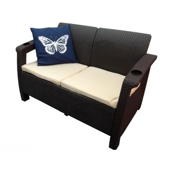 Двухместный диван Yalta Sofa Seаt венге купить в Сибае