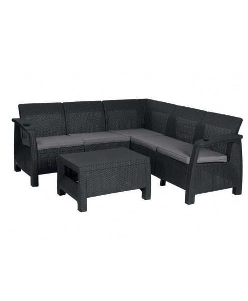 Угловой диван  Yalta Corner Set (столик в комплект не входит) купить в Сибае