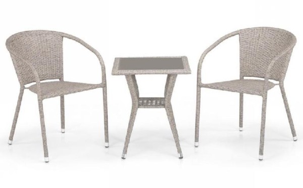 Комплект плетеной мебели AFINA из иск. ротанга T25C/Y137C-W85 Latte 2Pcs купить в Сибае
