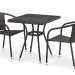 Комплект плетеной мебели AFINA из иск. ротанга T282BNT/Y137C-W53 Brown 2Pcs купить в Сибае