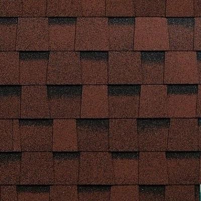 Двухслойная ламинированная черепица Shinglas, серия Фазенда – Красный купить в Сибае
