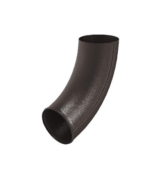 Водосток Aquasistem, Система 125x90 - Отвод трубы RR 32 Тёмно-коричневый matt купить в Сибае