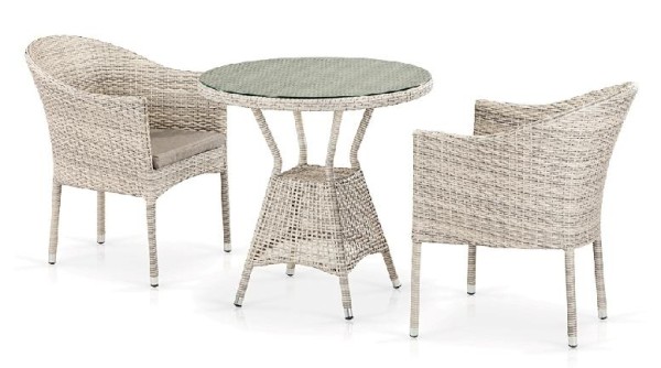 Комплект плетеной мебели AFINA из иск. ротанга T705ANT/Y350-W85 Latte 2Pcs купить в Сибае