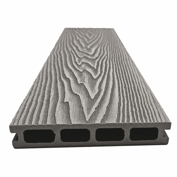 Террасная доская ДПК NanoWood Double 3D Серый купить в Сибае