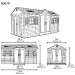 Сарай пластиковый LifeTime 15x8 DD купить в Сибае