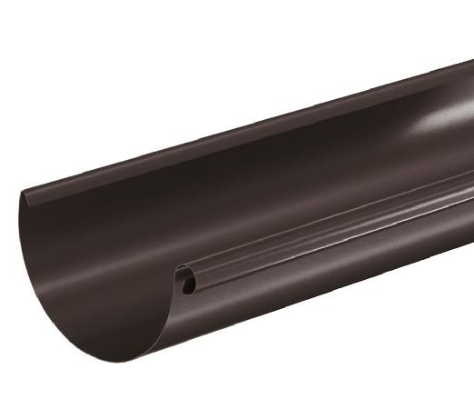 Водосток Aquasistem, система 150/100 - Водосточный желоб 3.00м RR 32 Тёмно Коричневый купить в Сибае