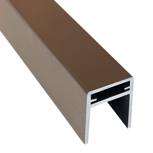 П-профиль Алюминиевый EasyDecking 35x25 Венге купить в Сибае