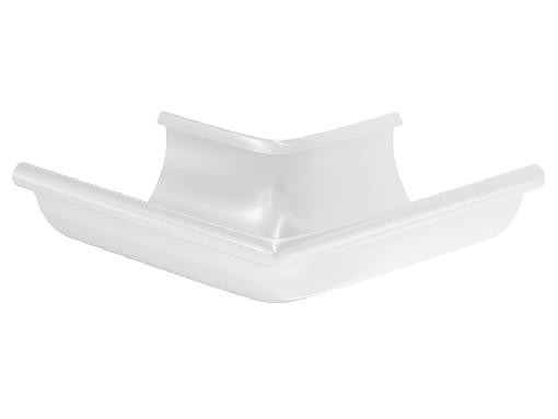 Водосток Aquasistem, система 125x90 - Угол желоба, наружный 90° RR 20 Белый купить в Сибае