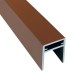 П-профиль Алюминиевый EasyDecking 35x25 Коричневый купить в Сибае