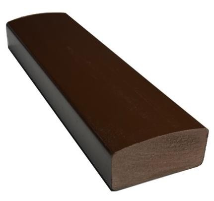 Лавочный брус Ecodecking Некст полнотелый глянцевый 70х35 шоколад купить в Сибае