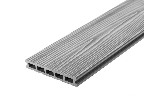 Террасная доска из ДПК RusDecking Unodeck Mogano - Серый купить в Сибае