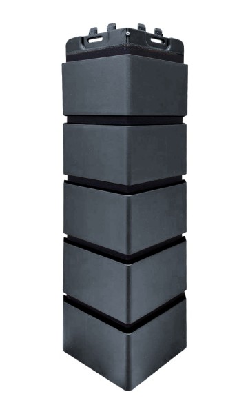 Угол Grand Line состаренный кирпич премиум Графит (шов RAL 9005) купить в Сибае