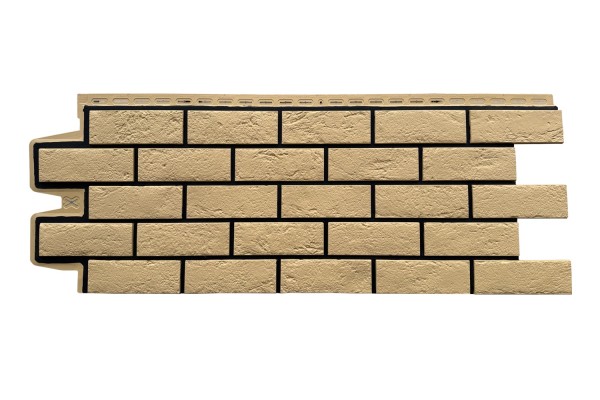 ФП Grand Line состаренный кирпич премиум Песочный (шов RAL 9005) купить в Сибае